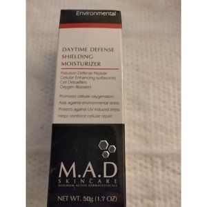 M.A.D. daytime defense shielding moisturizer, new